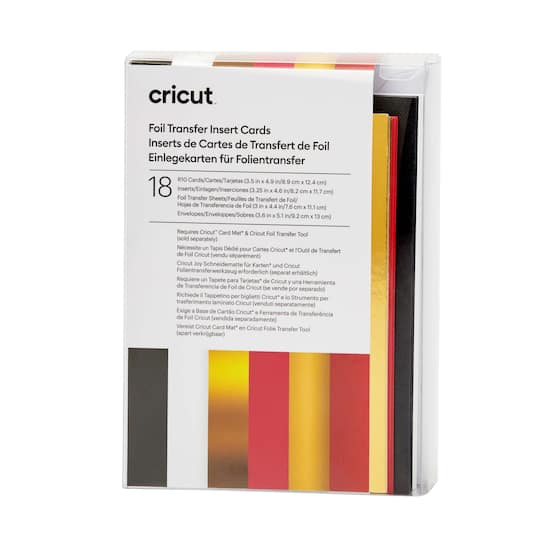 Cricut® R10 Foil Transfer Insert Cards, Royal Flush Sampler